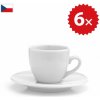 6 × Šálka na espresso - český porcelán 70 ml
