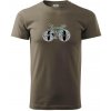 Narodeniny 60 rokov na bicykli - Klasické pánske tričko vyššej gramáže - 3XL ( Army )