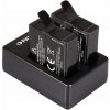 Nabíjačka akumulátorov PATONA Dual GoPro Hero 5/6/7/8 + 2x batéria 1250mAh (PT1935B)