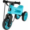 FUNNY WHEELS Rider SuperSport 2v1 tyrkysové/tyrkysové s popruhom a tichými kolesami