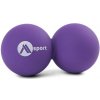 Masážer Duoball – dvojitá loptička, valček na masáž fialová