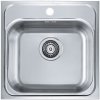 Alveus Basic140 Nerezový drez bez odkvapkávača, 46,5x46,5cm, satén