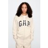 Dámska mikina na zips s logom GAP 831200-03 Oatmeal heather Farba: Béžová, Veľkosť: L