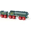 Brio 33697 Rychlý šedý vlak s vagonem