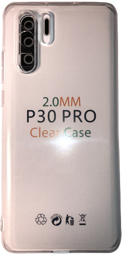 Púzdro MobilEu Transparentný obal silikónový na Huawei P30 Pro TO54