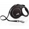 Flexi NEW CLASSIC vodítko L do 50kg, 8m popruh – čierne