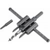 Extol Craft 1804 | Vyrezávač otvorov nastaviteľný 30-120 mm, stopka priemer 10 mm