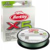 Berkley Splietaná Šnúra X5 Low Vis Green 150 m-Priemer 0,14 mm / Nosnosť 14,2 kg