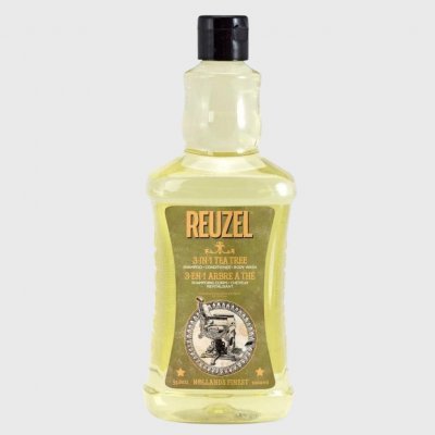 Reuzel 3-IN-1 Tea Tree Shampoo Conditioner Body Wash šampon, kondicionér a sprchový gel 1000 ml
