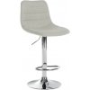 Design-Shop Barová stolička Lex - látka, chróm rám- krémová