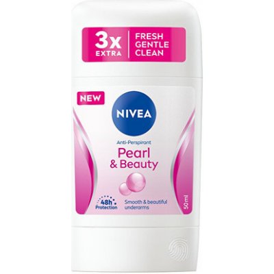 Nivea Pearl & Beauty Anti-Perspirant - Tuhý antiperspirant 50 ml