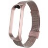 Xiaomi Milánsky ťah celokovový náhradný náramok univerzálny pre Mi Band 3/4/5/6 so zapínaním Farba: ružová