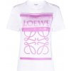 LOEWE Logo Pink White tričko Veľkosť: L