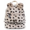 Childhome Detský batoh My First Bag Canvas Leopard