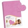 Bellatex froté plachta růžová 180x200