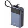 Powerbank Canyon OnPower 60 20000mAh s USB-C káblom PD 65W, Grafitová
