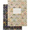 Rifle Paper Co. Vreckový nelinajkovaný zápisník Estee – set 2 ks