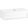 Ravak Step skrinka 100x54x30.5 cm závesná kúpeľňová skrinka pod umývadlo biela X000001429