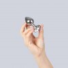 Kolík análny SECRET PLAY PLEASURE PLUG transparentný M