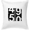 Tachometer 50 - Vankúš 50x50 - 50x50 - Iba poťah ( Biela )