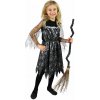 Detský kostým čarodejnice s pavučinou (S)