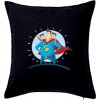 Ocko superman - chlapec a chlapec - Vankúš 50x50 - 50x50 - Iba poťah ( Čierna )