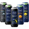 NIVEA MEN x5 pánsky sprchový gél sada 500ml