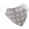 Ochranná bavlnená rúška Belisima šedá veľký bodka - Univerzálny
