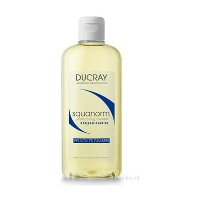 DUCRAY SQUANORM - PELLICULES GRASSES Šampón proti mastným lupinám 1x200 ml