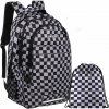 Kruzzel 24531 Školský batoh 30 L, šachovnicový 2 v 1