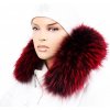 Sikora Kožušinový lem na kapucňu - golier medvedíkovec červený M 14/20 (75 cm)