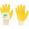 PRAPOR YELLOWSTAR / Bezšvové bavlnené máčané rukavice - žltá 11