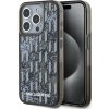 Karl Lagerfeld Liquid Glitter Monogram Gradient zadný kryt pre iPhone 15 Pro Max Black