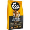 HAPPY DOG Dogs favorit Chunks with Chicken 15 kg