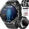 Smartwatch Bartomtime Smartwatch Kardiowatch Mtech3 EKG Glukóza čierna