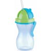 Tescoma Detská fľaša so slamkou BAMBINI 300 ml, zelená, modrá - osobný odber v predajni zdarma