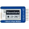 Waveshare 128×80, 1.02inch E-Ink display module, black/white dual-color