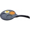 Panvica na vajíčka a palacinky Orion Grande 27 cm, granitová, 4 porcie