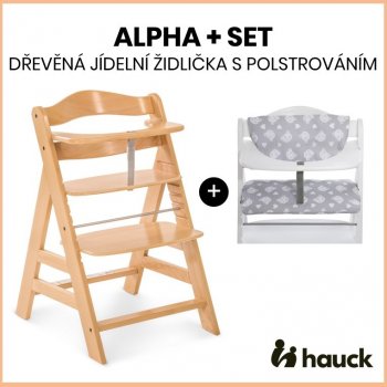 Hauck Alpha+ set 2v1 drevená natural Teddy grey od 107,72 € - Heureka.sk
