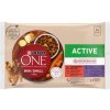 PURINA ONE MINI Small Dog Active Multipack hovädzie a kačica v šťave 4x85g