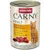 Animonda Carny cat konz. - hovädzie, kura, kačacie srdce 400 g