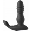 JADEN-Thrusting Prostate Massager Vibrating Butt Plug Anal Sex Toy Black