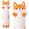 Plyšový pes shiba – podlhovastá vankúšová hračka 60 cm