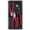 Kleště kombinované, štípací a instalatérské (SIKO), sada 3 ks - KNIPEX 00 20 09 V01