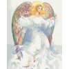 Diamondi Diamantové maľovanie - ANJEL S FAREBNÝMI KRÍDLAMI Rámovanie: vypnuté plátno na rám, Rozmer: 40x50 cm