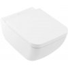 Villeroy & Boch Collaro wc misa s pomaly sa sklápajúcim sedadlom závesné bez oplachovacieho kruhu biela 4626HSR1