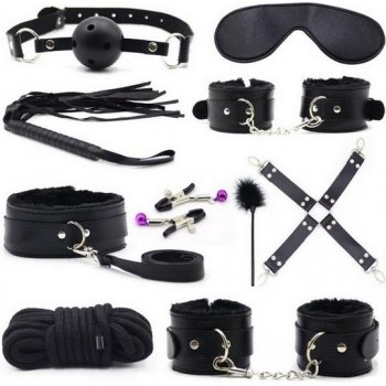 ISO 5189 13 dílná sada BDSM pomůcek Bondage Kit