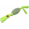 Hračka Dog Fantasy Glow oválna lopta biela z TPR svietiaca v tme 31cm