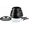 Hliníková súprava riadu 13 ks INGENIO EASY COOK & CLEAN BLACK L1549023 – Tefal