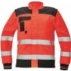 Cerva Reflexná montérková bunda a vesta Knoxfield Hi Vis 2v1 červená